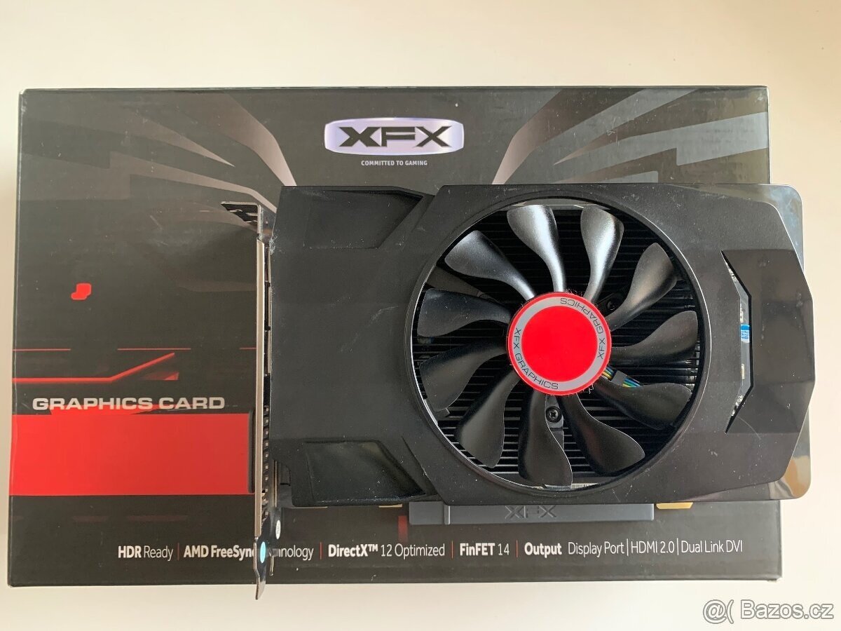 XFX AMD RX 560 1024SP DX12 ITX verze, 1.majitel orig.balení