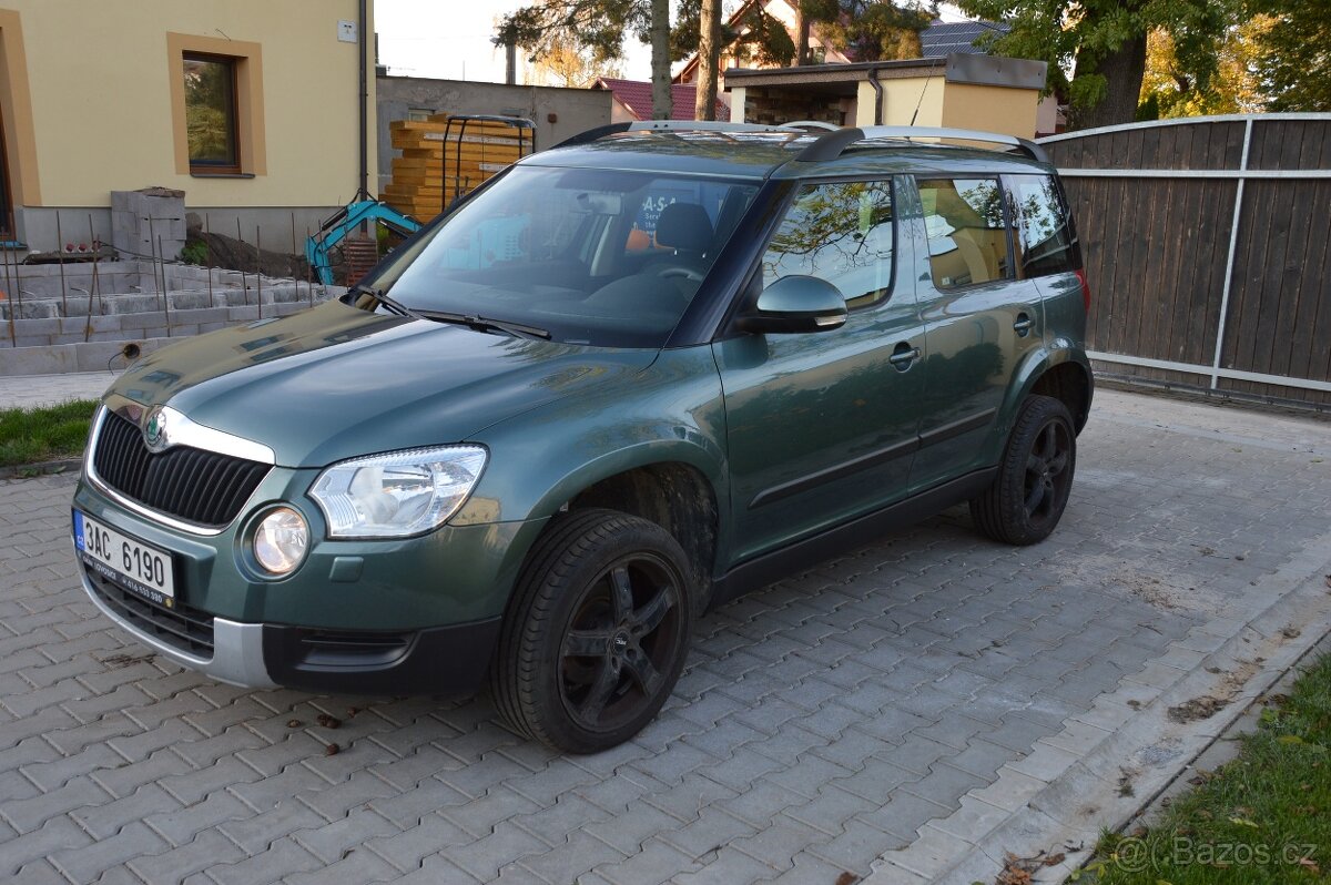 Škoda Yeti 2.0TDI 4x4 81kW 184tkm 10/12 klima park senzor