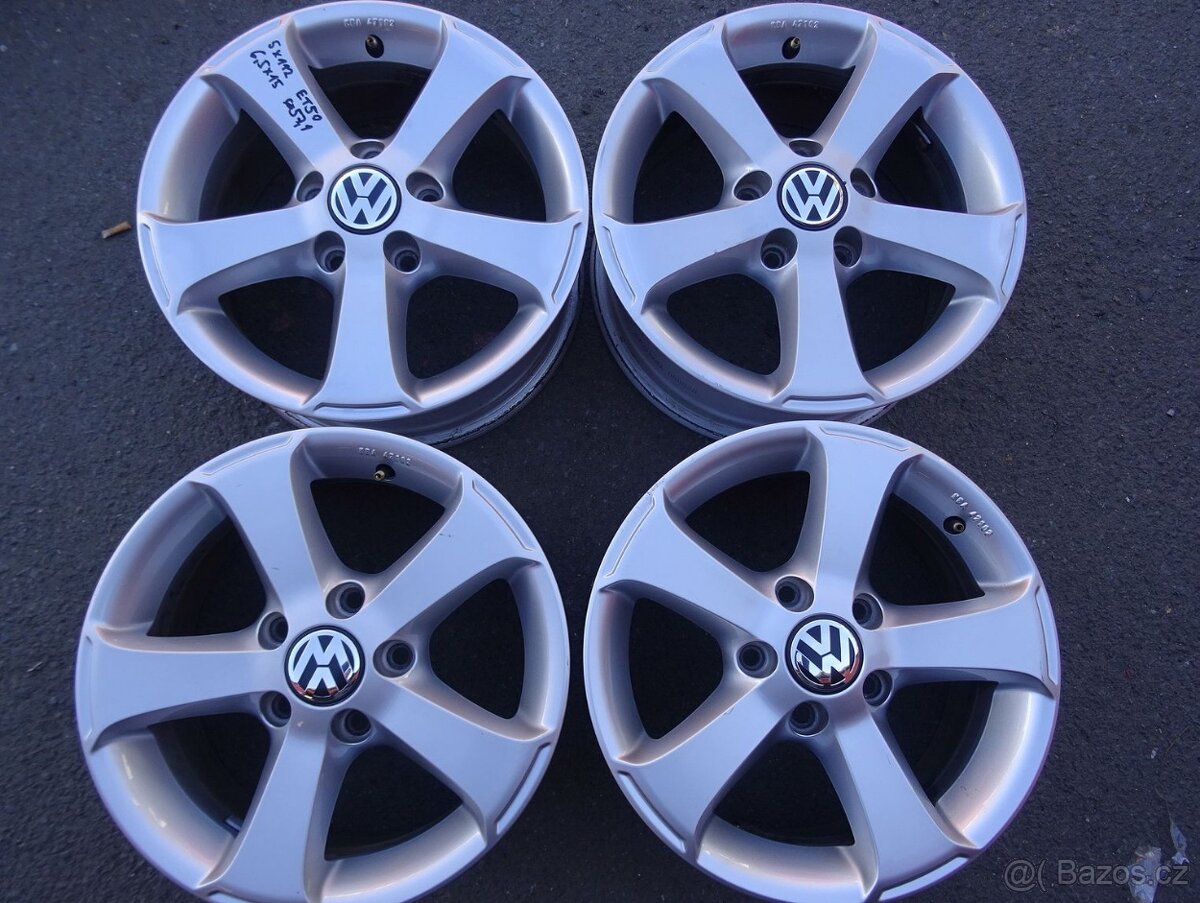 Alu disky origo Volkswagen, 15", 5x112, ET 50, šíře 6,5J