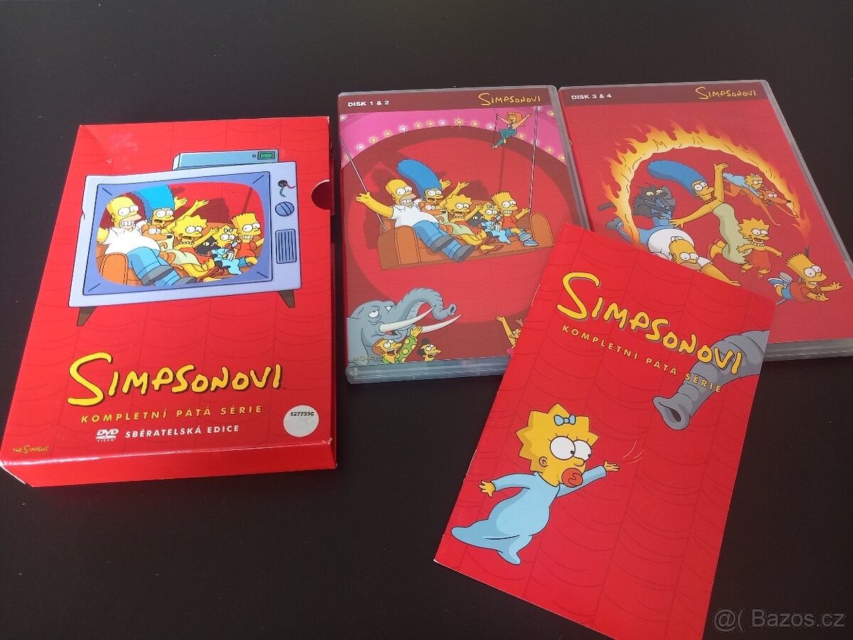 DVD Simpsonovi 5. sezóna