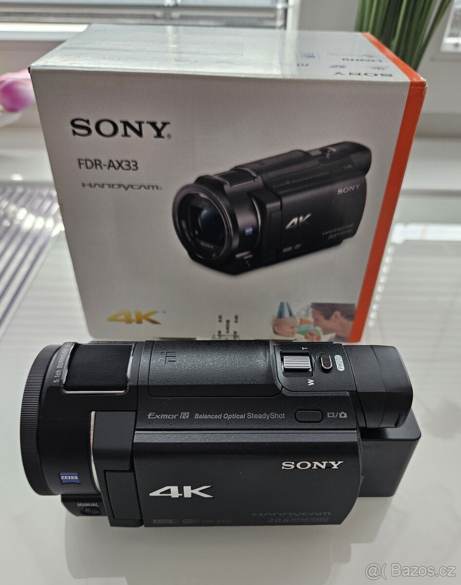 Nová videokamera Handycam 4K se snímačem CMOS Exmor