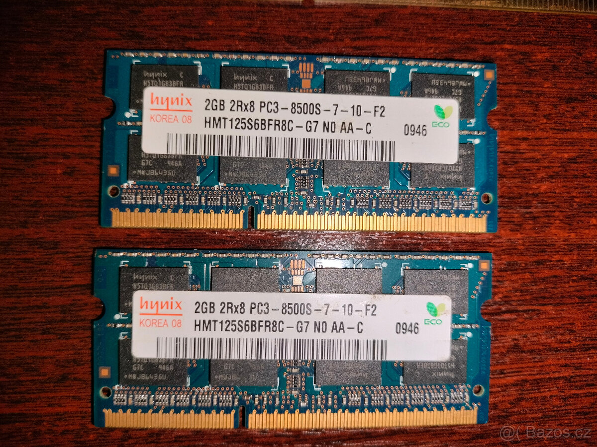 SK Hynix 4 GB Paměti (SODIMM DDR3) + Bonus