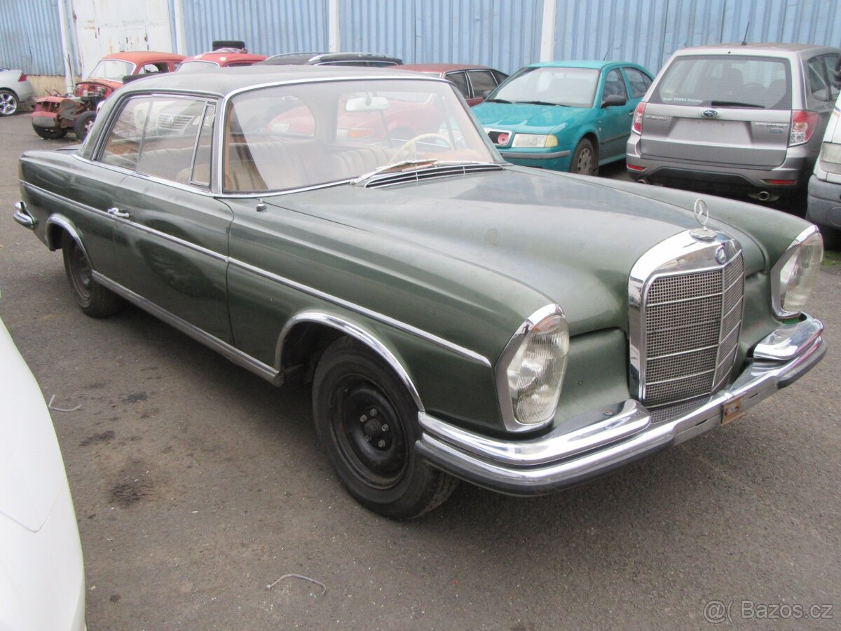 Mercedes Benz 220 SEB coupe, r.v.63, kompletní