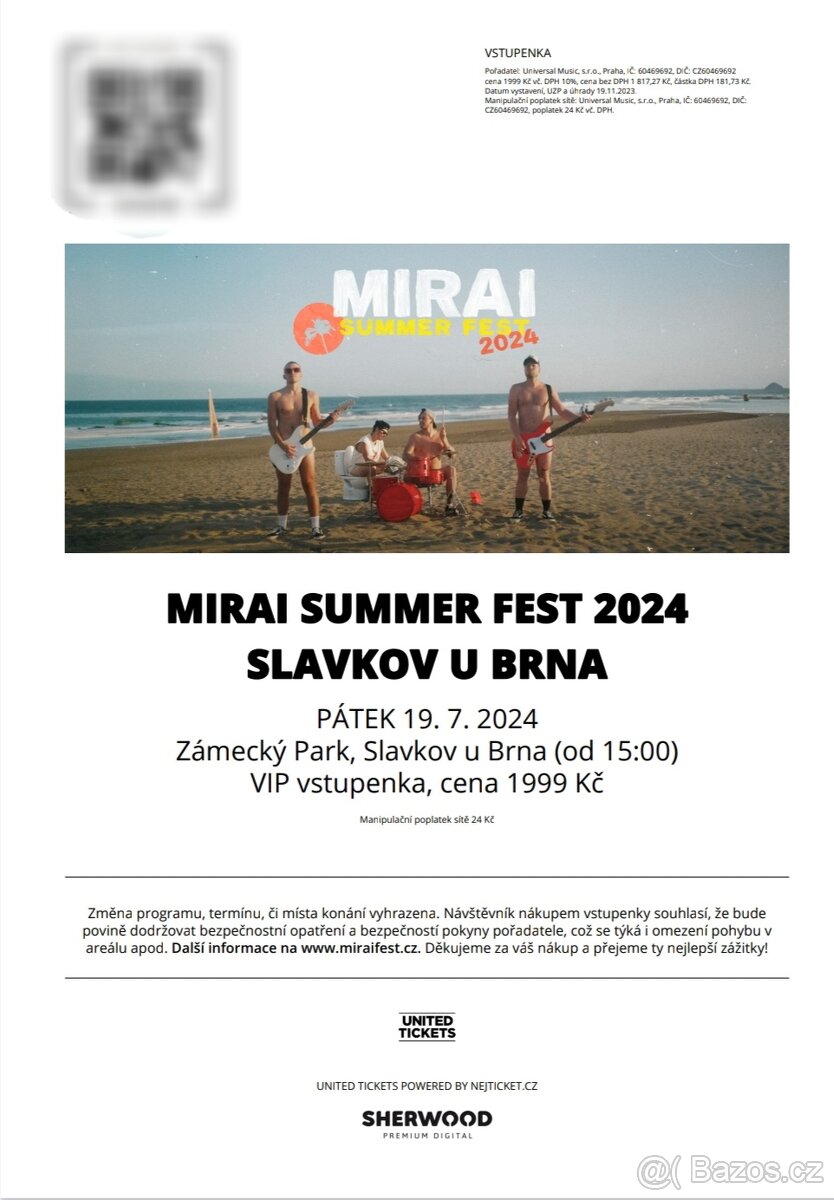 Mirai Summer Fest Slavkov u Brna