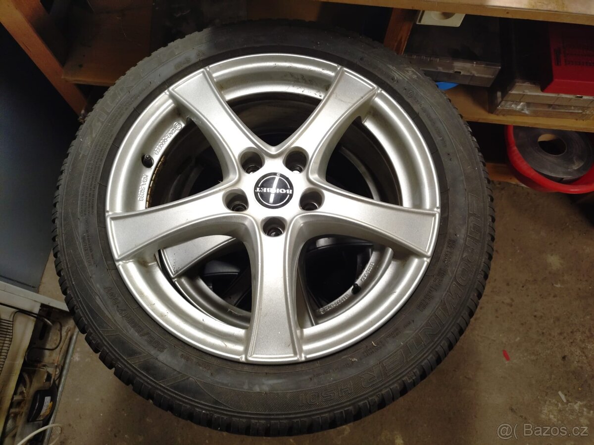 ALU Zimní 17",VW, Škoda,Seat,5x112,pneu 205/50 r17