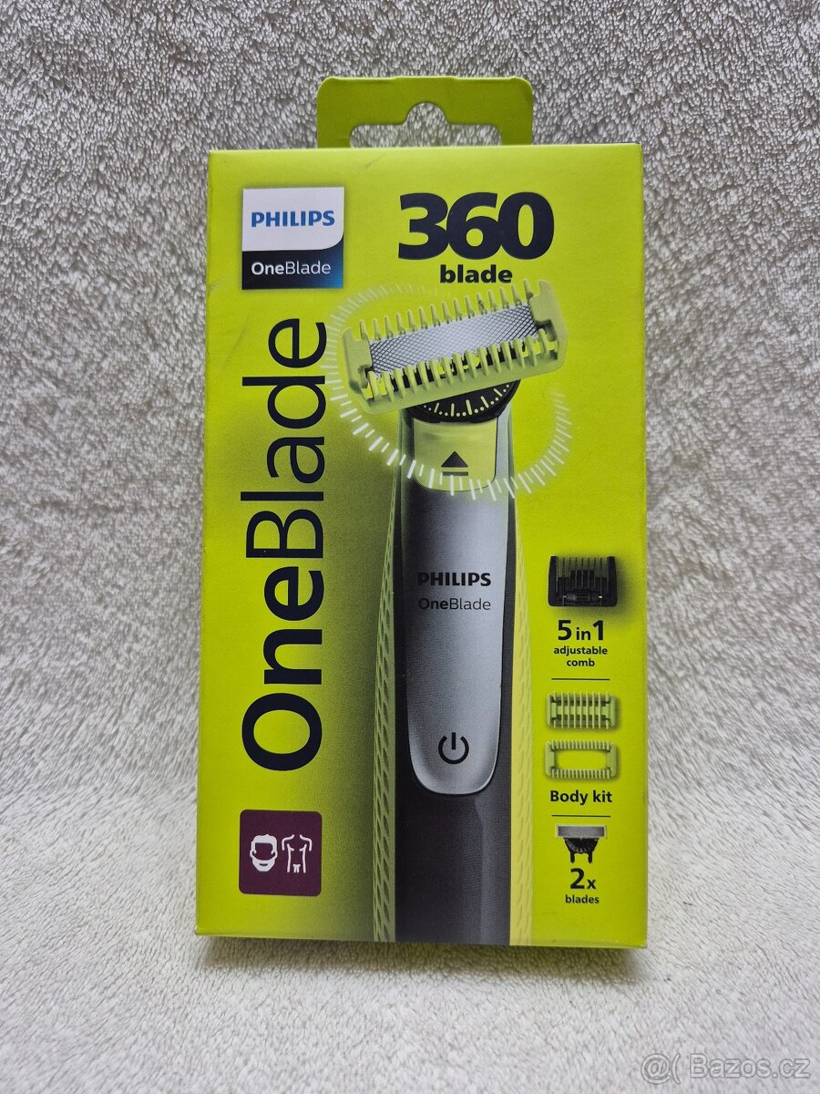 Zastřihovač vousů Philips OneBlade 360 Face + Body QP2834/23