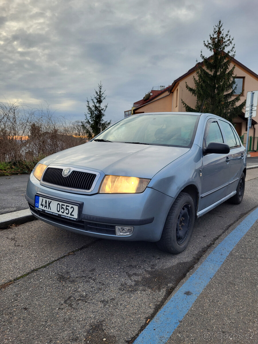 Škoda Fabia 1.4 MPi, 44kW, r.v. 2001, 227.800 km, STK 11/25