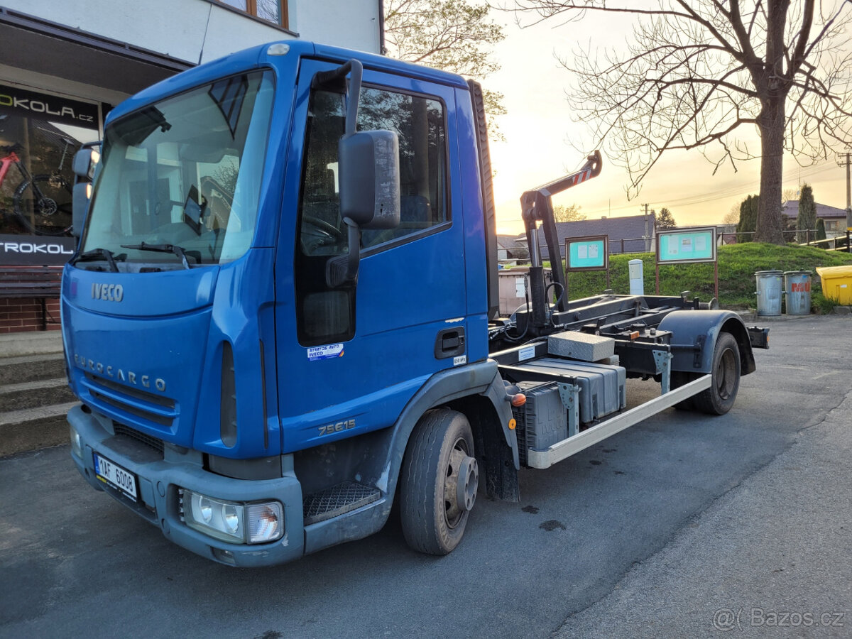 Iveco EUROCARGO 75E15 nosič kontejnerů 7,5t 2006 EURO3