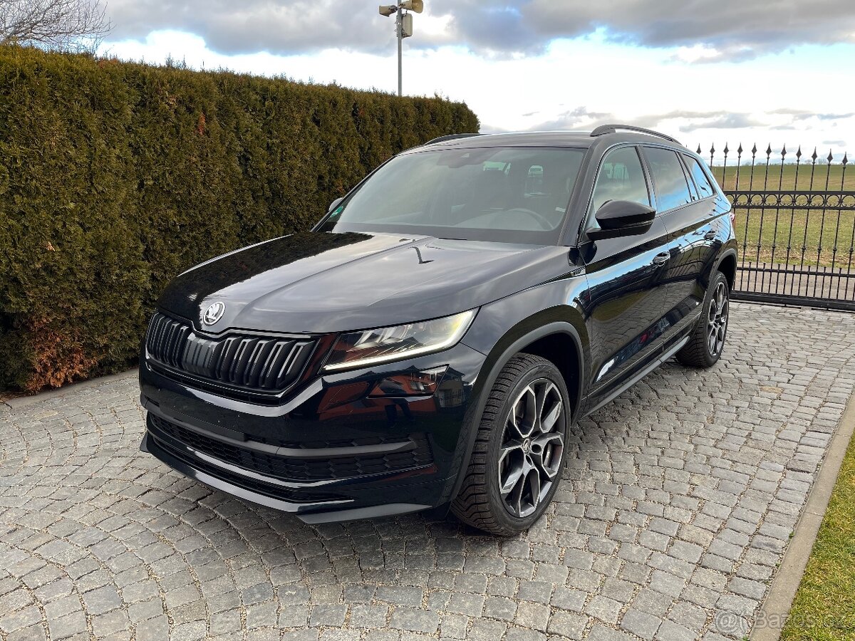 ŠKODA KODIAQ SPORTLINE 2.0 TSI 4x4 140 KW  LED KESSY DPH