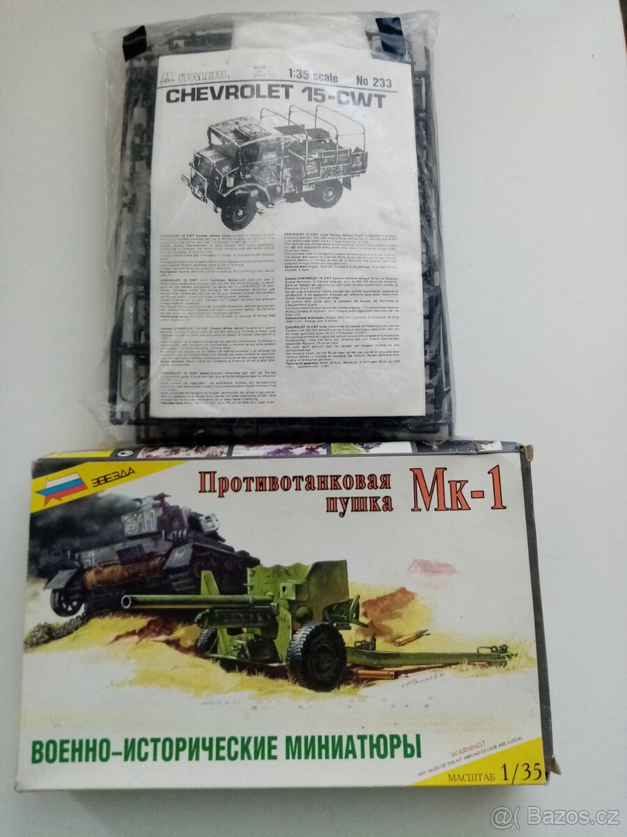 Chevrolet 15-CWT  + Anti - tank Mk-1 1:35