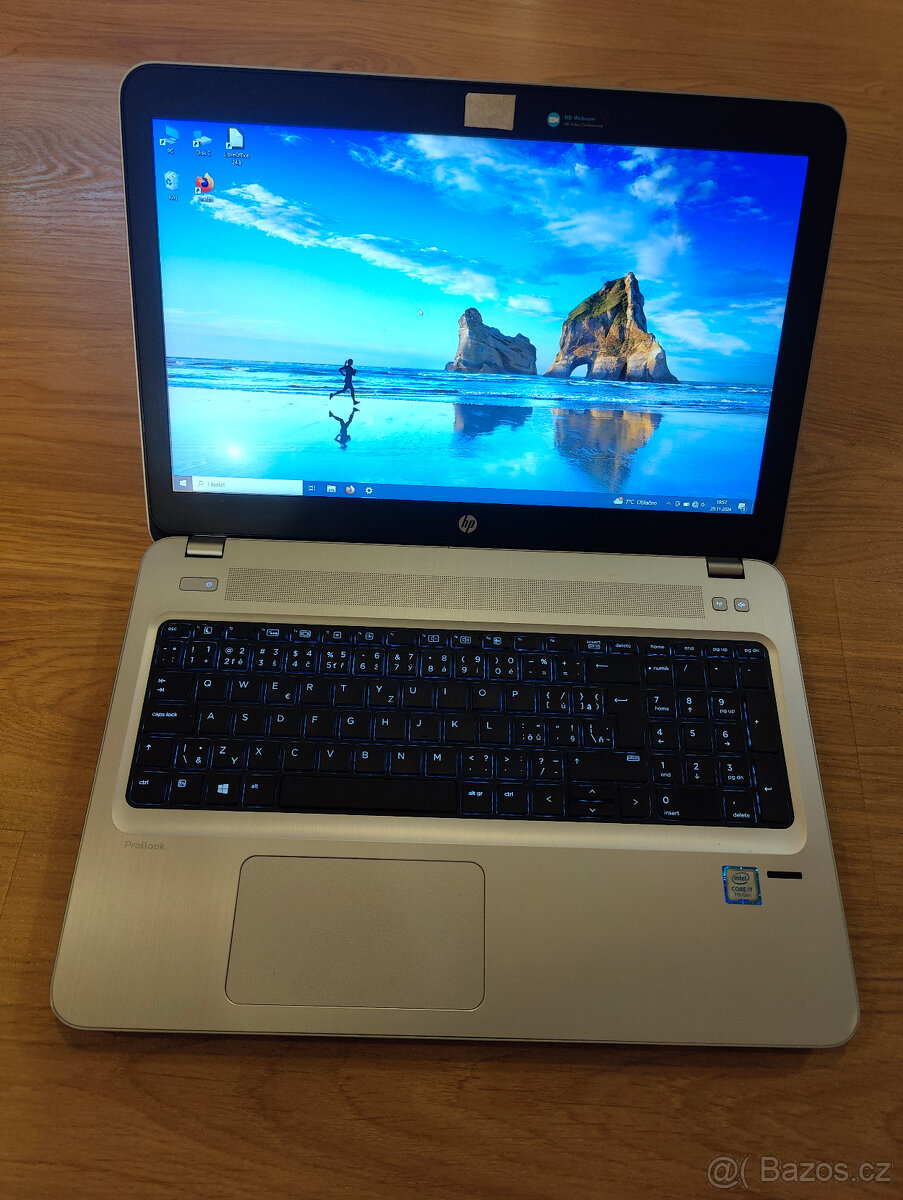 Notebook HP ProBook 450 G4, 15.6, Intel i7, podsvícená, num.