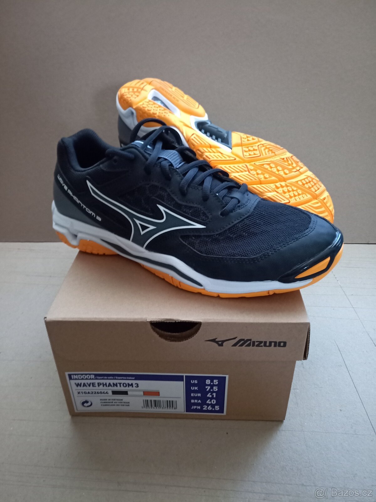 Obuv halová - Mizuno Wave Phantom 3 - X1GA226044, UK 7,5