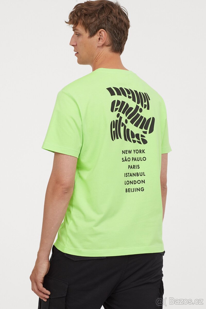 Neon tričko vel. L, triko H&M  N.OVÉ