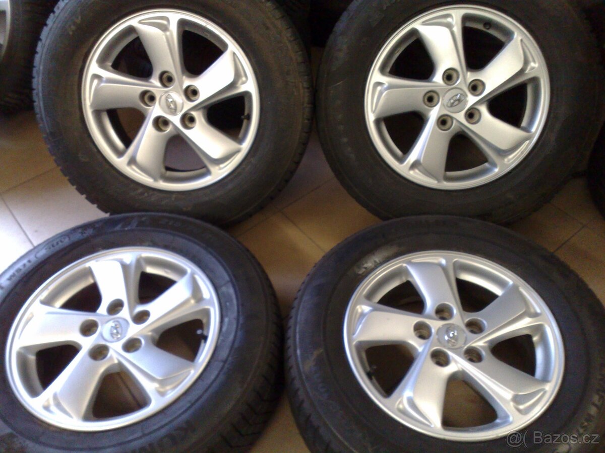 alu kola 5x114,3 r16 original hyundai -zimaky 215/70/16