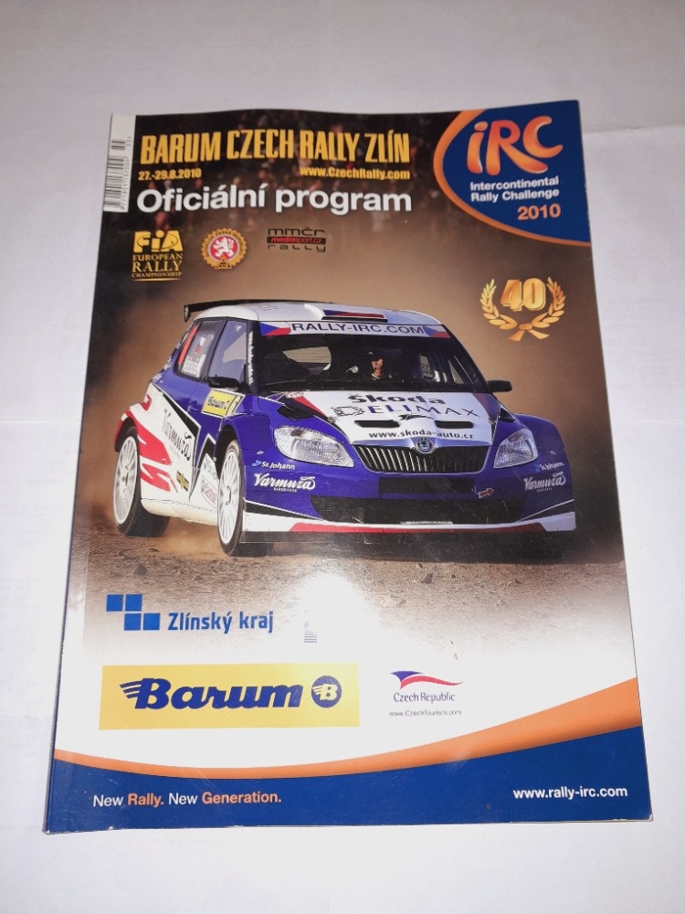 Program Barum Rally Zlín 2010