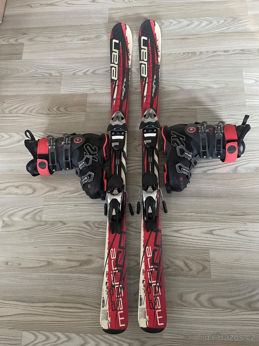 Lyže Elan 130 cm + lyžáky K2 BFC W 90 vel. 36-37