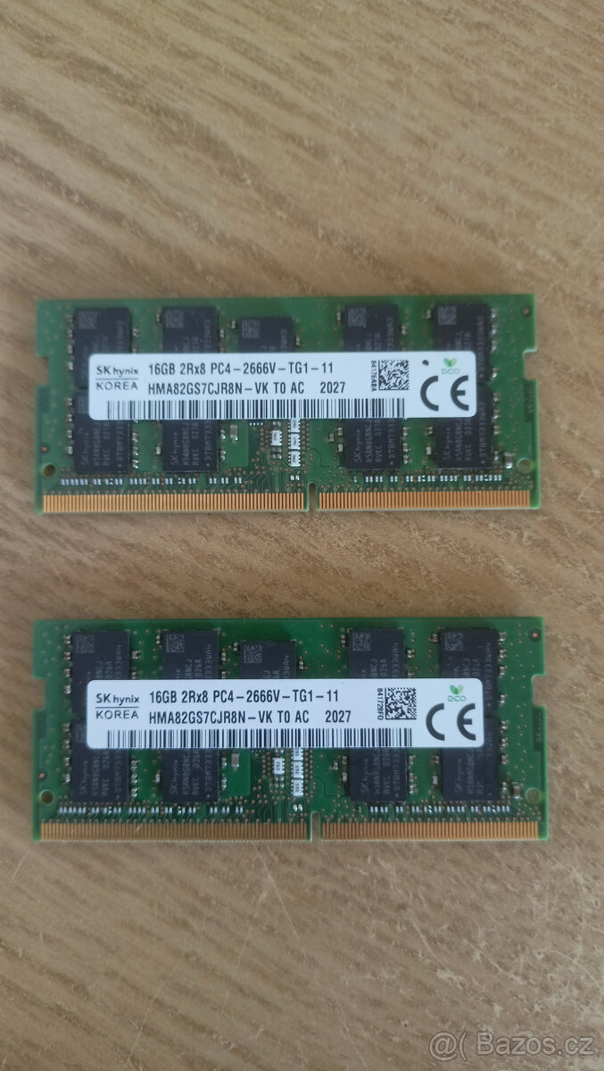 Hynix 2x16GB DDR4/2666Mhz SO-DIMM