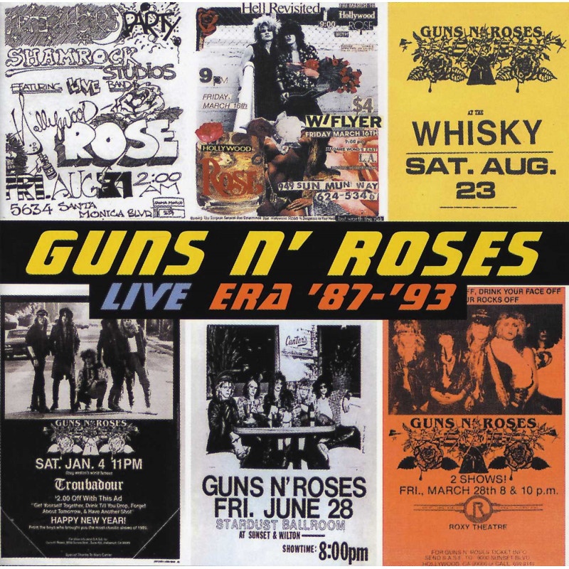 GUNS N' ROSES - Live ERA 87-93 2 CD