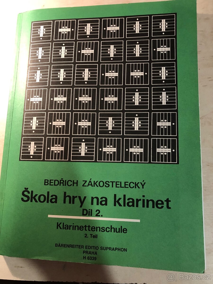 Noty hra na klarinet 2. díl