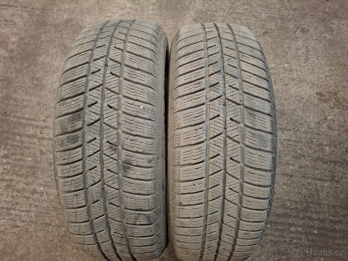 2ks zánovních zimních pneu Barum 195/65 R15