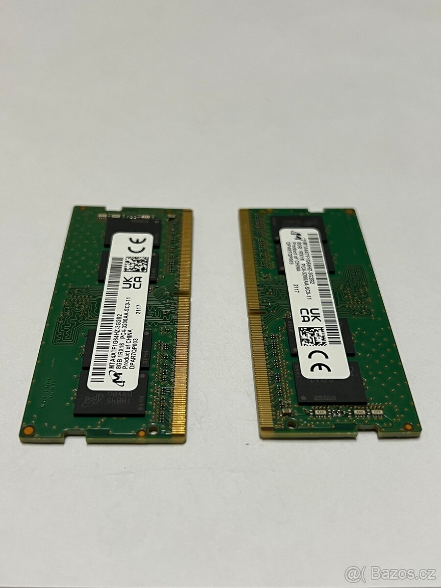 Ram Pamět do Notebooku 2x8 GB RAM DDR4