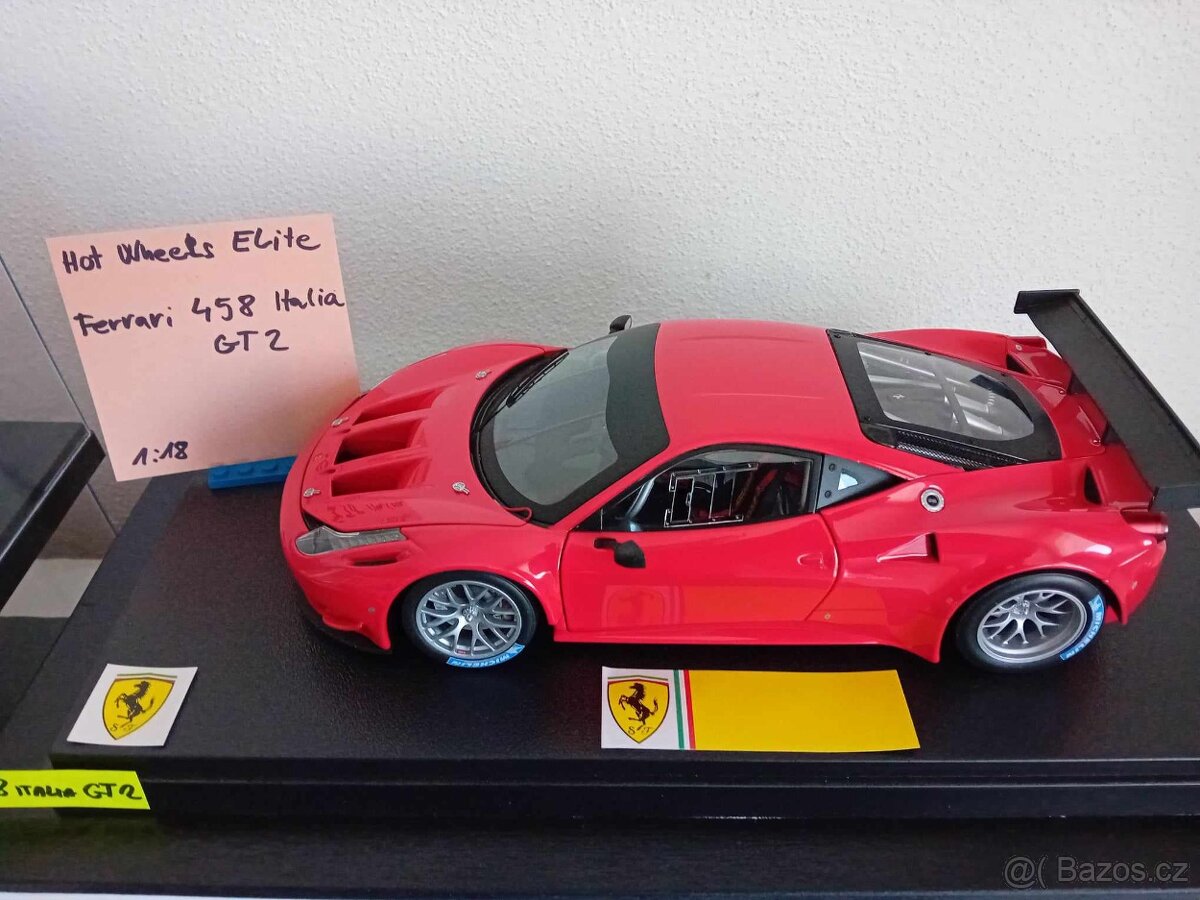 predam model Ferrari 458 Italia GT2 1:18 (hw elite)