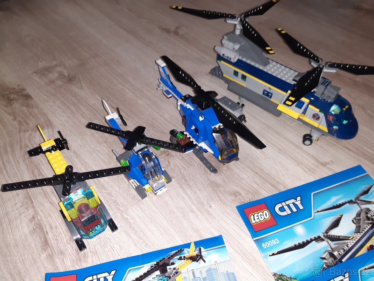 LEGO - 4 kusy vrtulníků