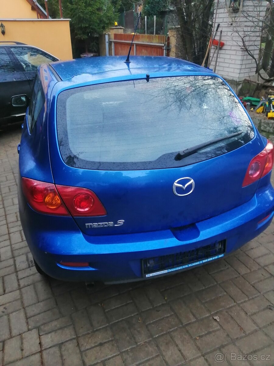 MAZDA 3 (BK) 1,3i rok 04 - veškeré díly z auta