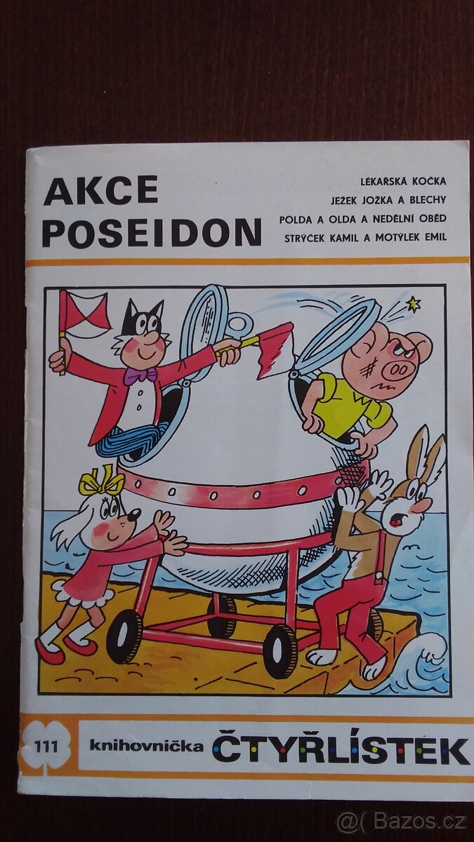 Čtyřlístek číslo 110 Akce Poseidon z roku 1983