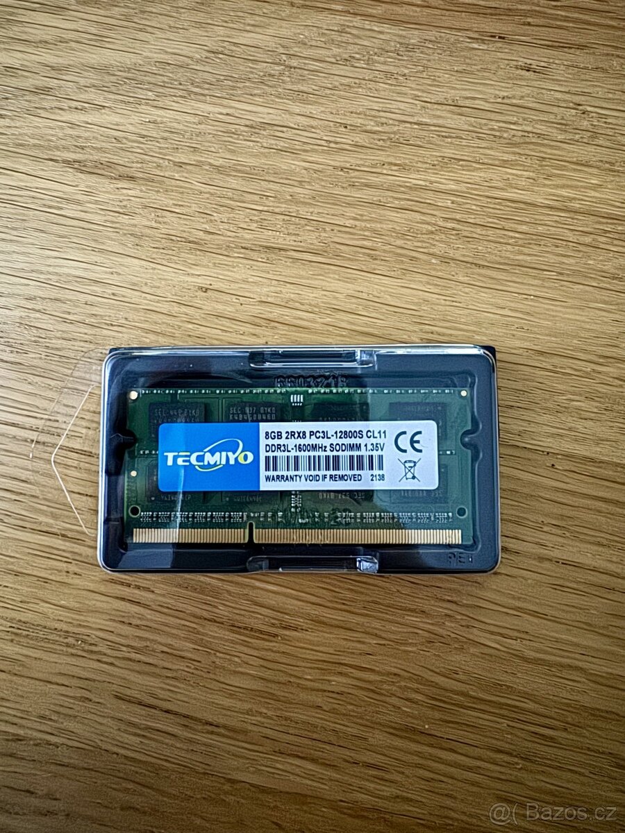 8GB ram paměť pro notebook