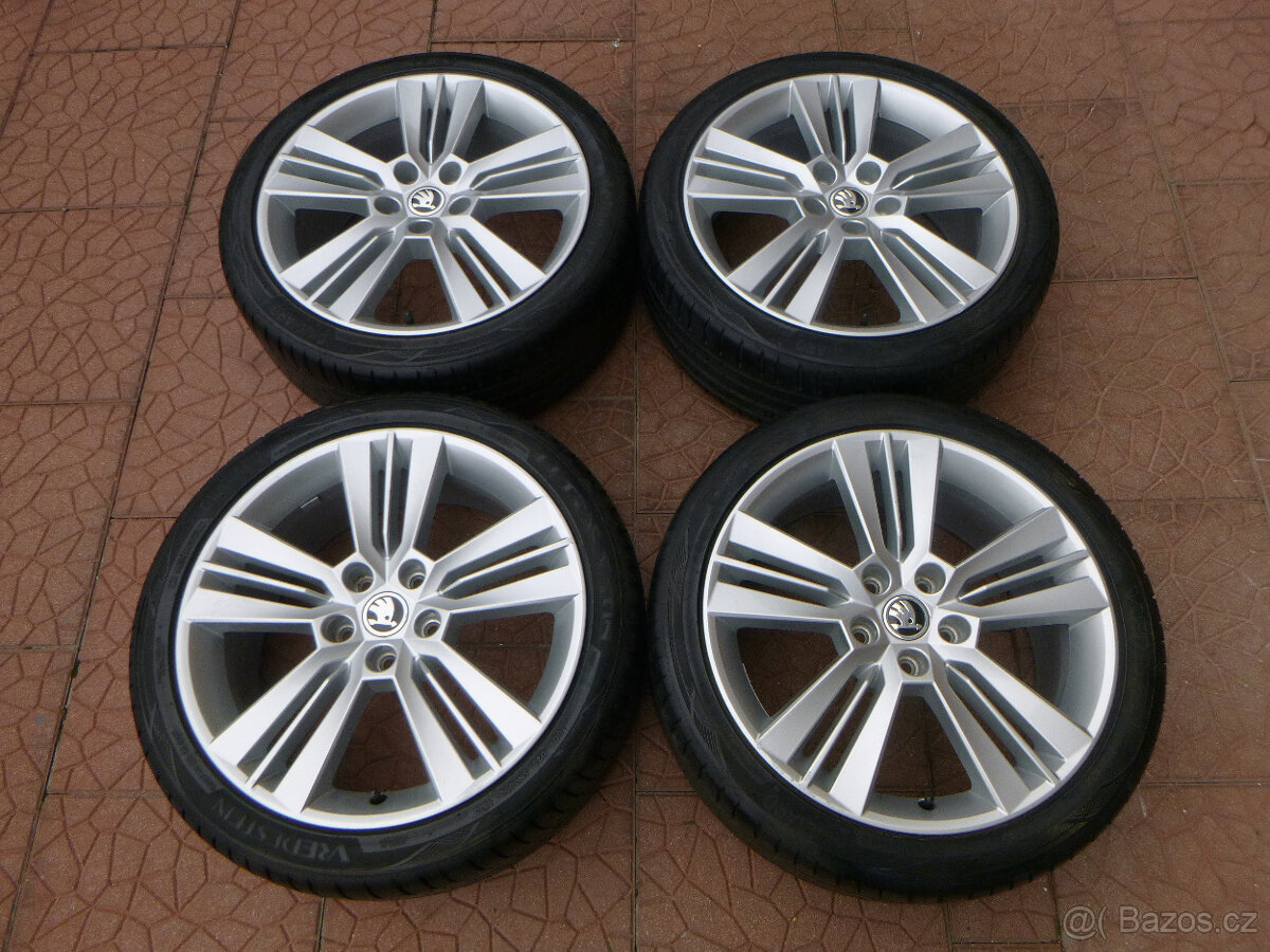 Letní alu originál Škoda Octavia III  5x112 7,5Jx18 ET51