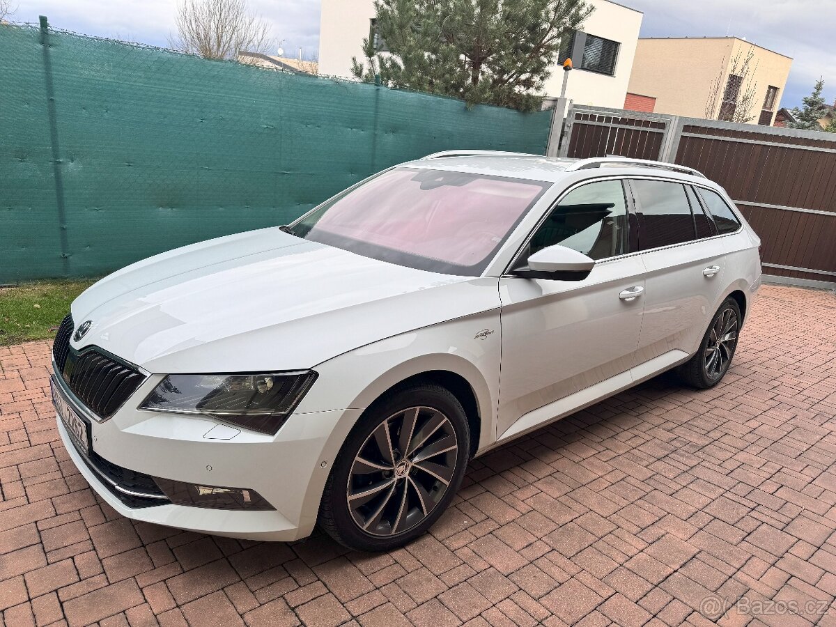 ŠKODA Superb 3 DSG 2.0TDi 140kW 4x4 L&K, KŮŽE+LED+NAVI, ČR