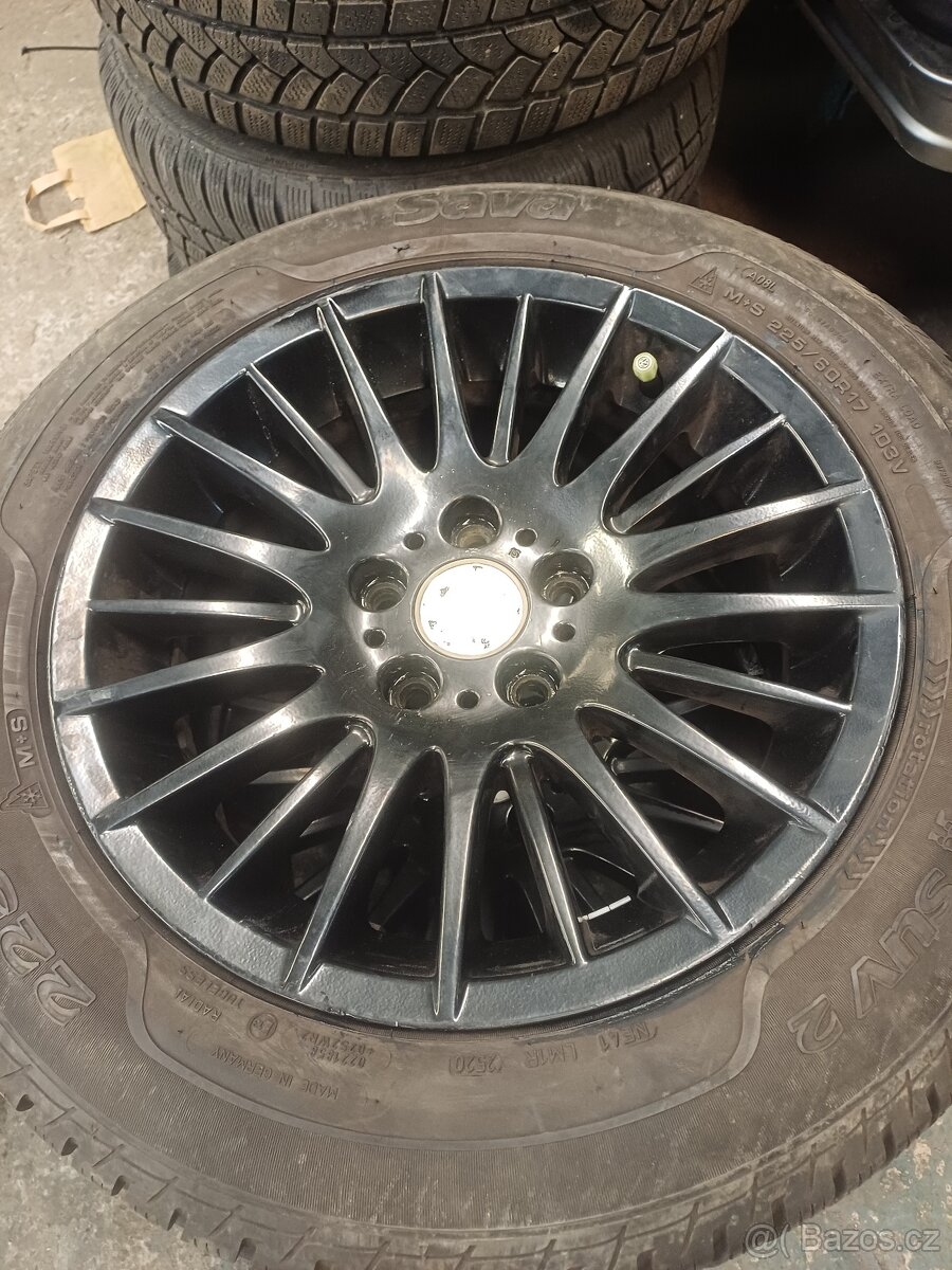 Alu kola 5x120 r17 zimni pneu