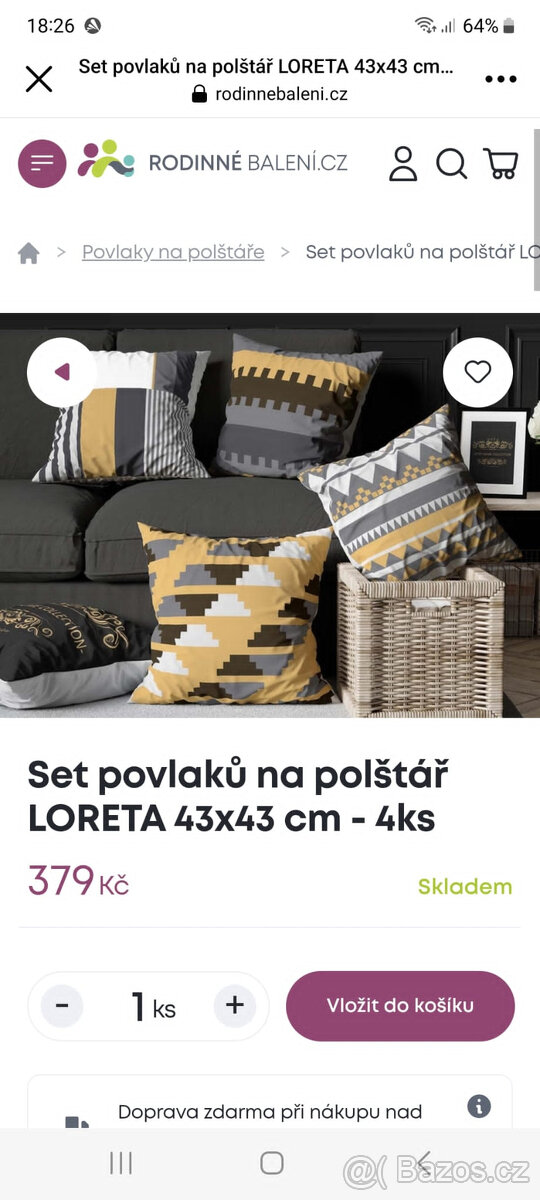 Novy potah na polstar 4ks