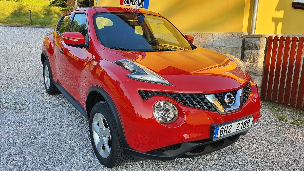 NISSAN JUKE 1.6 120PS KRASNY PRVNI MAJITEL