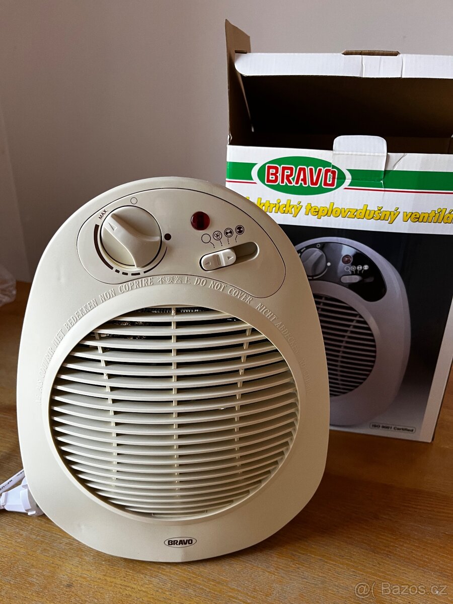 Teplovzdušný ventilátor Bravo