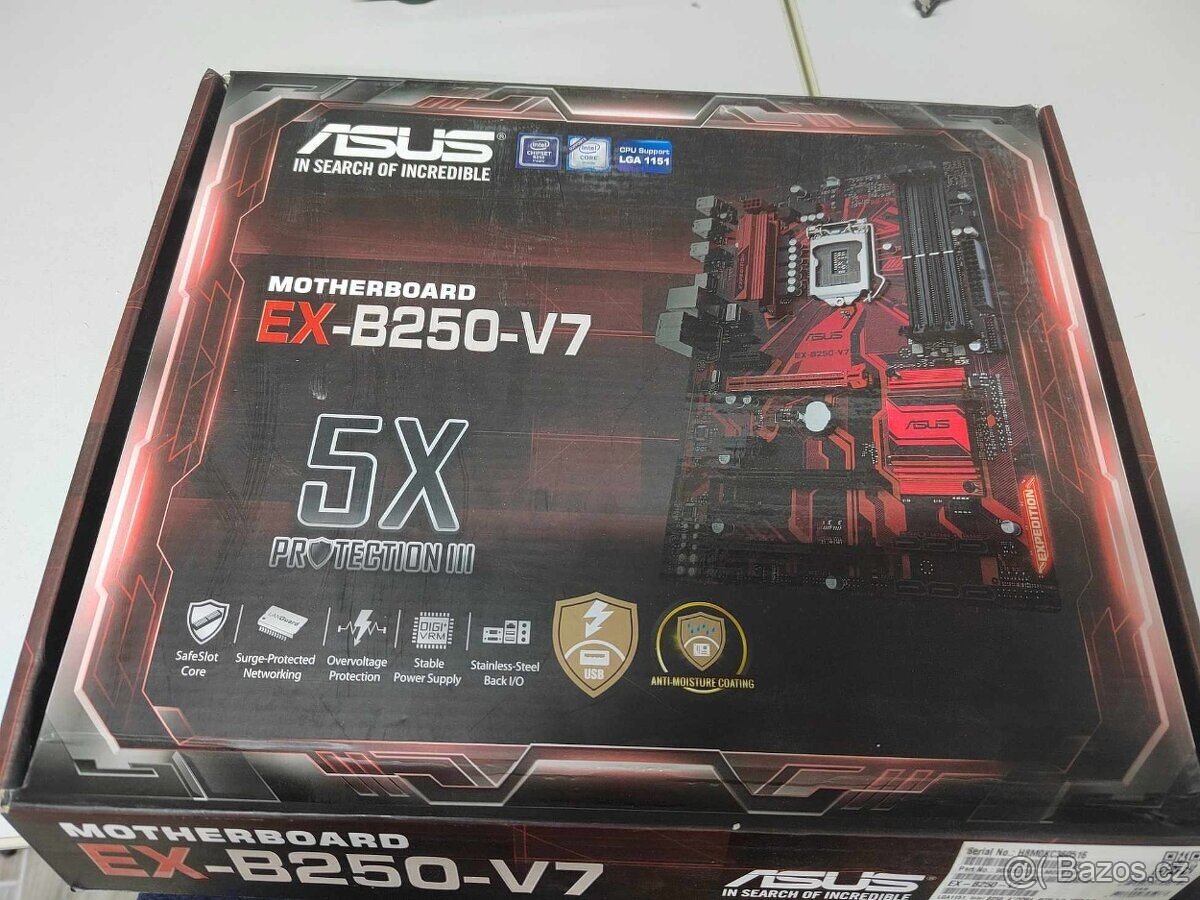 Asus EX - B250-V7 + CPU G3930