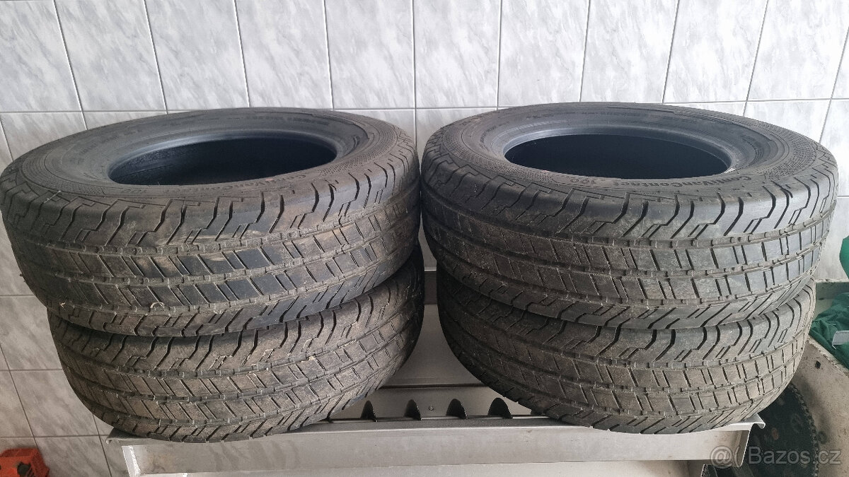 Prodám letní pneu CONTINENTAL ContiVanContact 215/70 R15 C