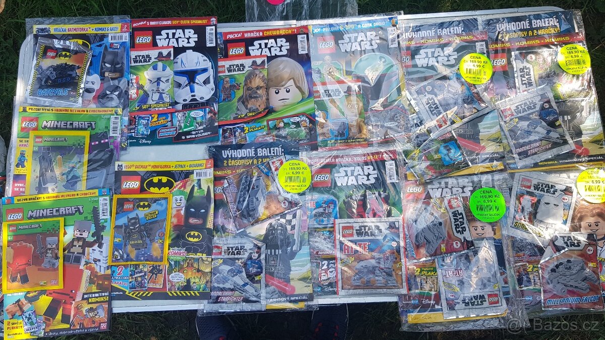 Lega časopisu s figurkama star wars,ninjago,batman atd