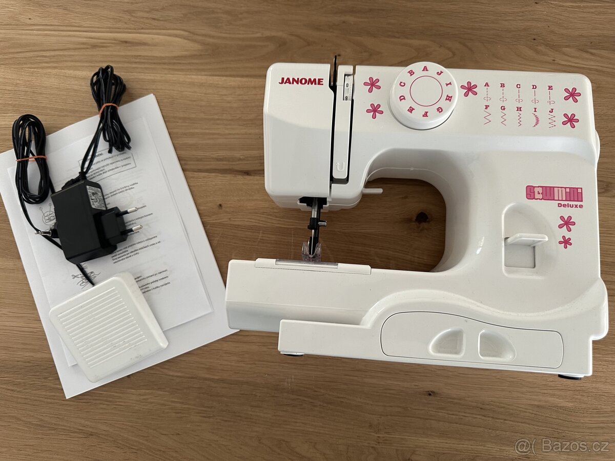 JANOME, Sew Mini Deluxe, dětský šicí stroj