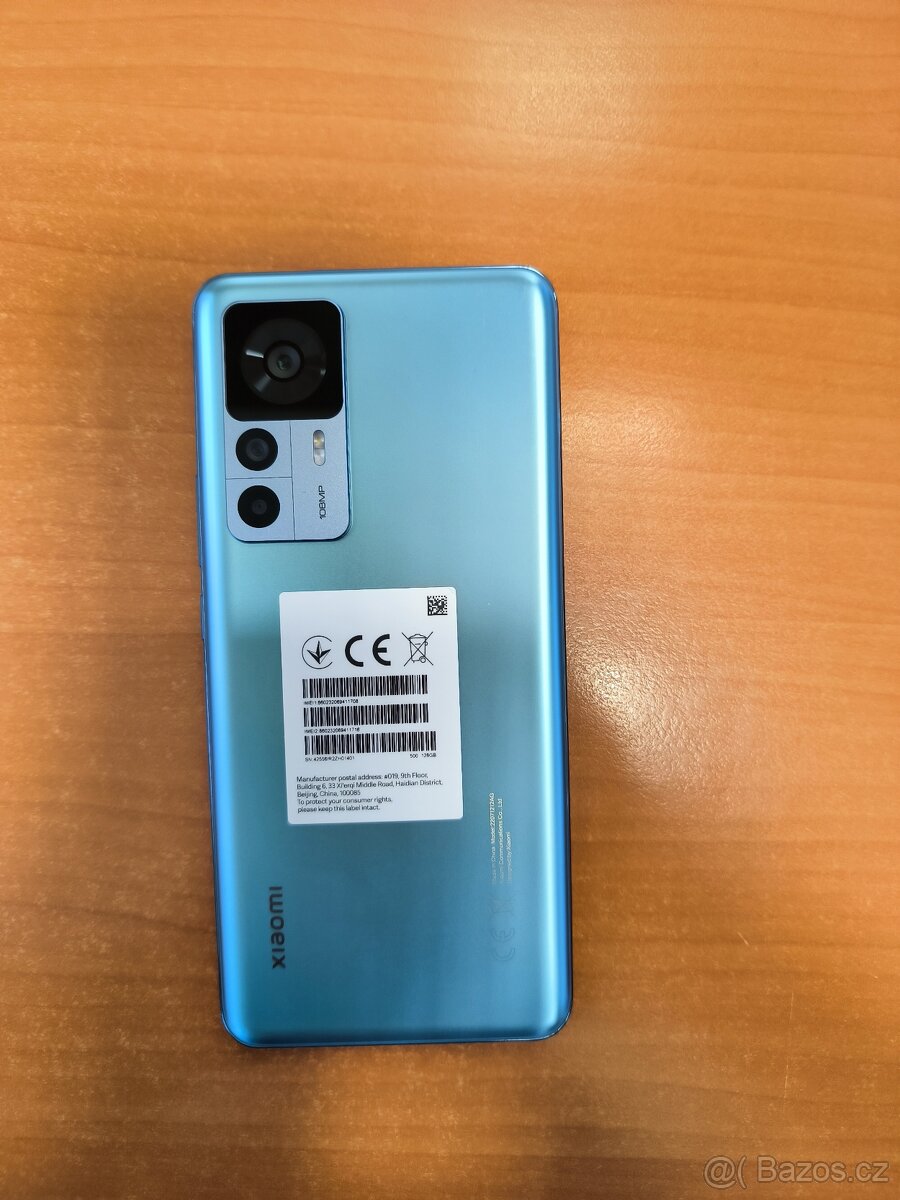 Prodám nový mobilní telefon Zn. Xiaomi 12T 8/128 GB Blue.