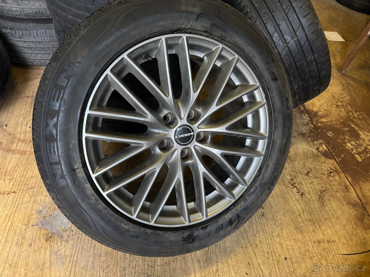 Alu kola 18 rozteč 5x114 s letními pneu