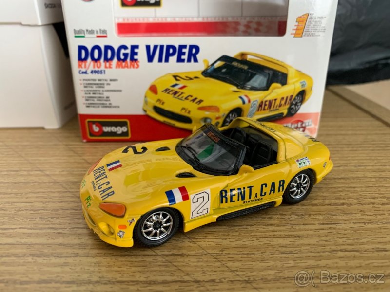 Model Bburago KIT 1/43 Dodge Viper RT/10 LeMans