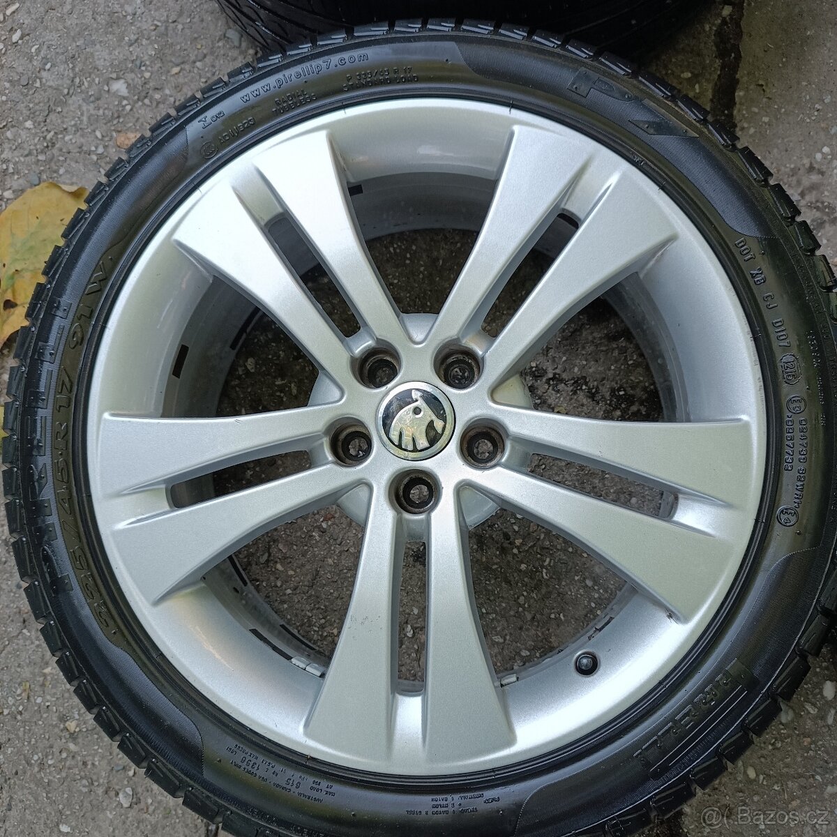 ALU kola Škoda TRINITY 7jx R17 5x100 ET41