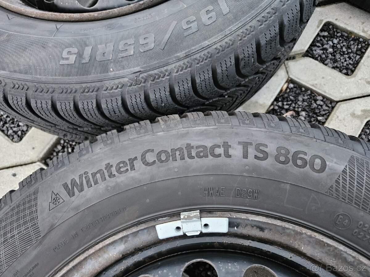 Pneumatiky Renault Megane s disky195/65 R15 91H