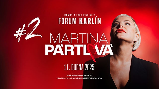 Martina Pártlová druhý a poslední? Fórum Karlín