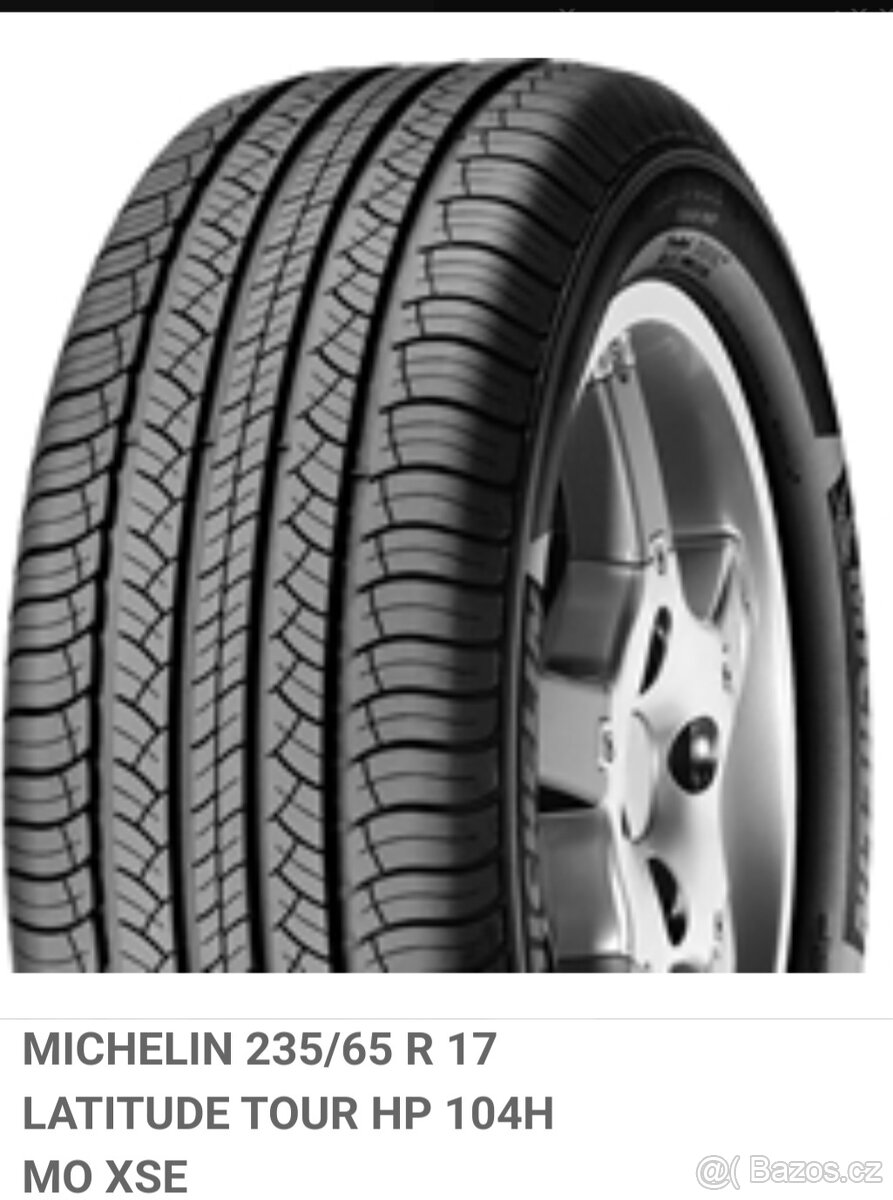 Michelin 235/65 R17 sada 4 ks - označení M+S