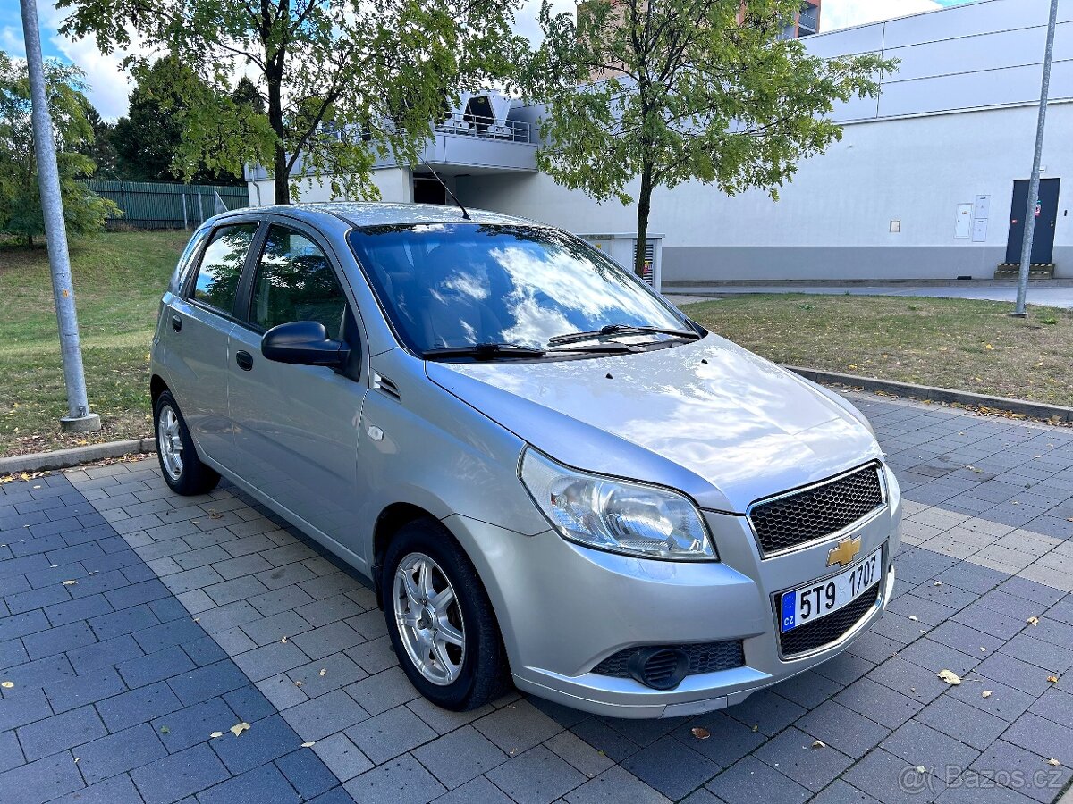 Chevrolet Aveo 1,2i 62kW KLIMATIZACE, r.2009  NOVÉ STK