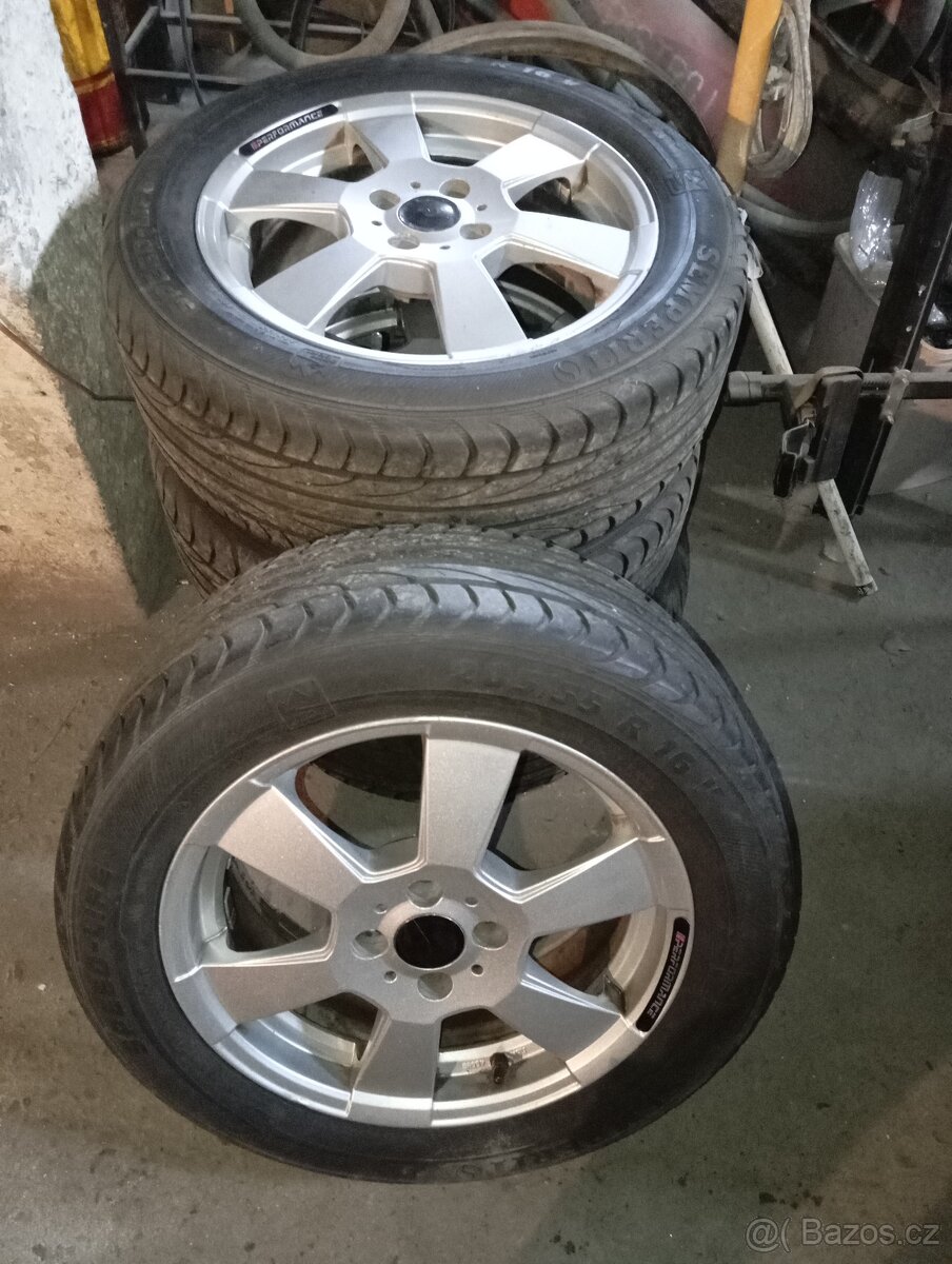 Prodám elektrony 4x100, 205/55r16