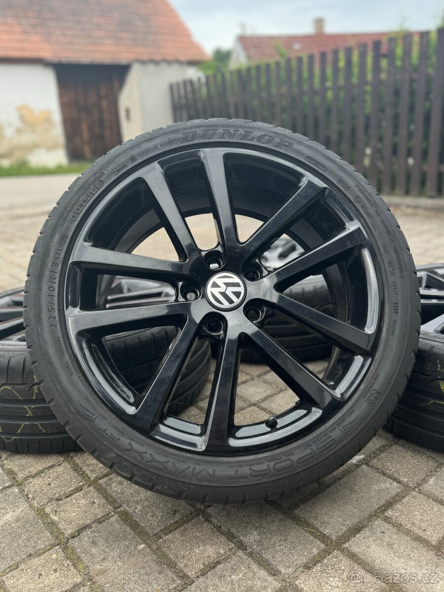 ORIGINÁL Alu Volkswagen Charleston R18, 5x112 - TOP STAV